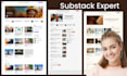 substack account setup, substack editable newsletter template, subscriber growth