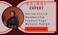 set up kajabi website, landingpage and email automation