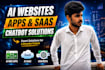 develop ai websites, saas, chatbots and mobile apps