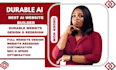 design durable, durable ai website, 10web ecommerce website, duda website design