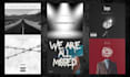 design an unique music album cover art