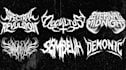 create custom dark art metal logo killer typography