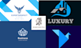 professional unique and minimalist business logo design
