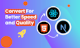 convert your HTML5 website to react js or next js