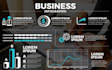 create professional business info graphic, flow process