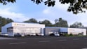 render 3d commercial exterior and interior in sketchup