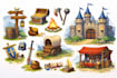 stylized, low poly models, game props or asset packs