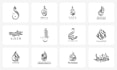 design arabic calligraphy logo for your brand