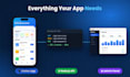 develop a complete flutter app with nodejs backend and admin panel