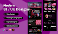 redesign websites with modern UI UX using figma