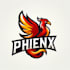 creative modern phoenix mascot logo design with new concepts