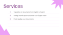 translate and localize from english to swahili