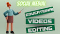 be your social media educational video editor podcast, zoom, explainer, ppt