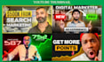 design an attractive and unique youtube thumbnails design