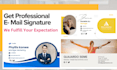 create a professional gmail signature with HTML