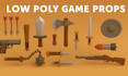 create low poly 3d model,character,game assets and props