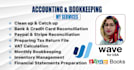 do bookkeeping reconciliation category reporting with wave apps