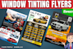 make attractive window tinting flyers