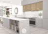 create your kitchen design, 3d model and render