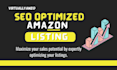 write optimize amazon listing and alt text seo product description
