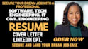 write a professional software, tech, engineering, IT, civil engineering resume