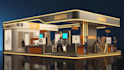design your exhibition booth, stand, event and kiosk