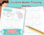 create custom name tracing sheets in sinhala  language