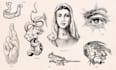 draw professional custom tattoo designs in a unique style