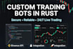 build high performance trading bots in rust for crypto forex