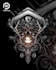 draw dark, horror, metal art illustration