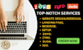 create website with zoho, zyro, duda, mobirise, motocms, wix
