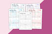 create planner template, custom journal, printable calendar