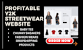 design y2k shopify website y2k shopify store y2k streetwear website store