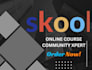 setup skool community, online course, community learning