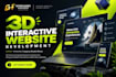 design interactive wix website redesign 3d wix studio animation online shop