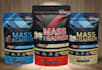 do supplement label, mass gainer, whey protein, and product packaging
