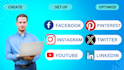 create social media accounts, setup ig, optimize all business page