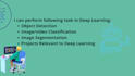 provide expert assistance for deep learning projects and assignments
