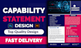 design your federal government capability statement within 4 hours