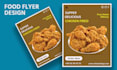 always attractive food flyer design