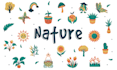 design a custom hand drawn doodle art icon set