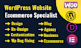 build wordpress ecommerce website using elementor or fix responsive bug in 12hrs