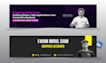 design professional linkedin banner, header, cover