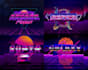 create retro 80s logo within 24 hours