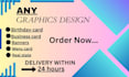 do professional flyer and poster and also any graphics design