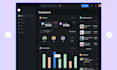 create modern CRM dashboard UI design in figma