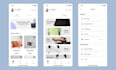 design e commerce mobile app UI that drives sales ios android figma