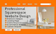 design professional business website, squarespace redesign