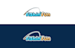 design awesome fishing fun logo