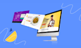 create a landing page in HTML and CSS